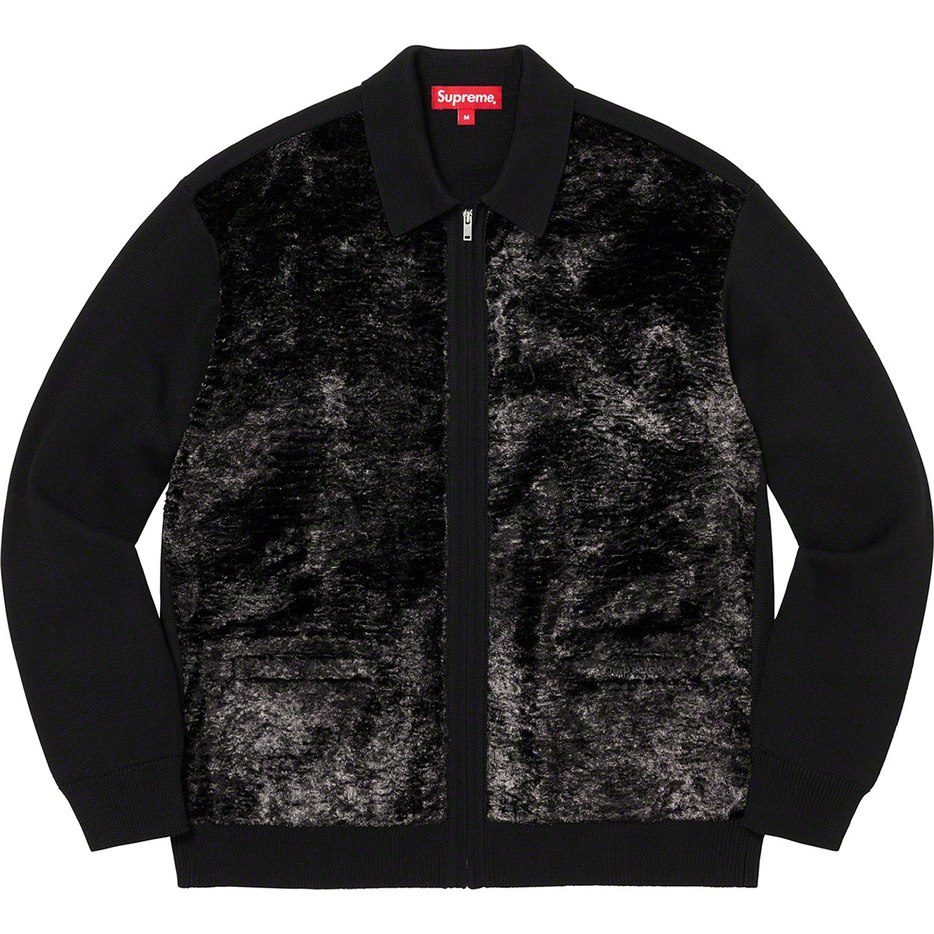 Faux Fur Zip Up Cardigan view 10